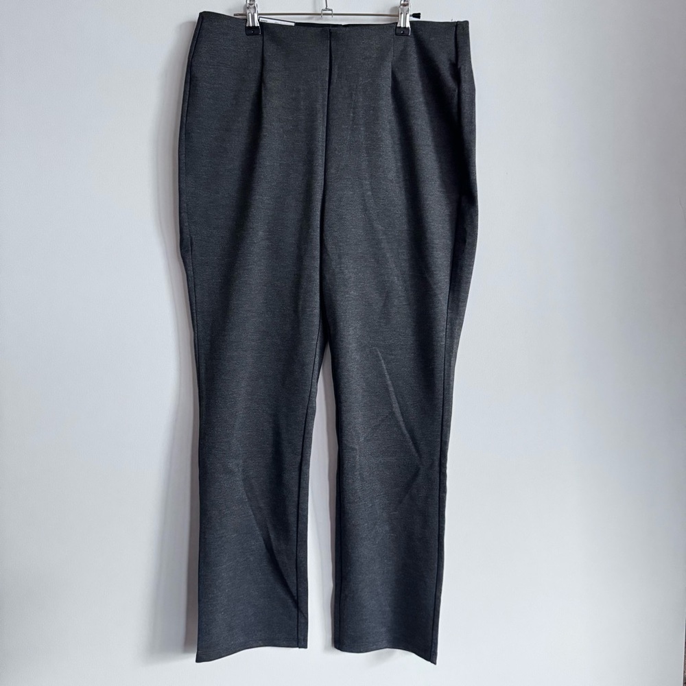 Dana Buchman Gray Straight Leg Pants